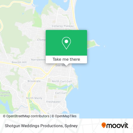 Shotgun Weddings Productions map