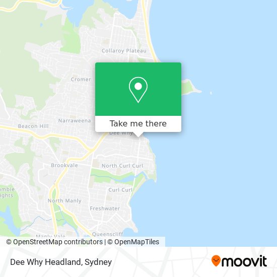 Dee Why Headland map