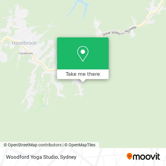 Woodford Yoga Studio map