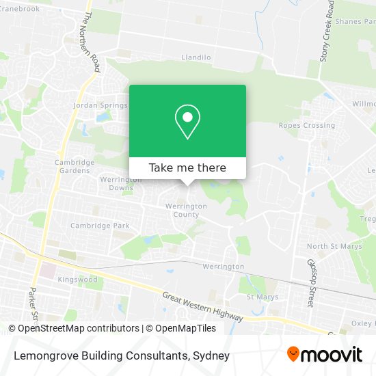 Mapa Lemongrove Building Consultants