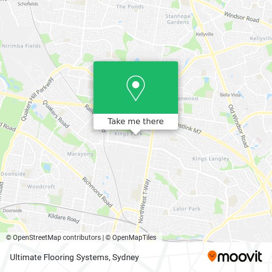 Ultimate Flooring Systems map