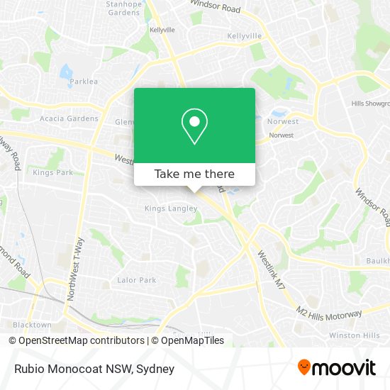 Rubio Monocoat NSW map