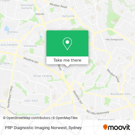 PRP Diagnostic Imaging Norwest map