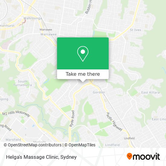 Helga's Massage Clinic map