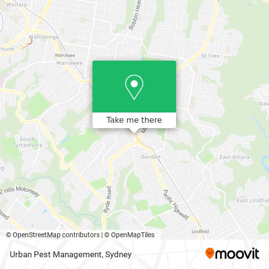 Mapa Urban Pest Management