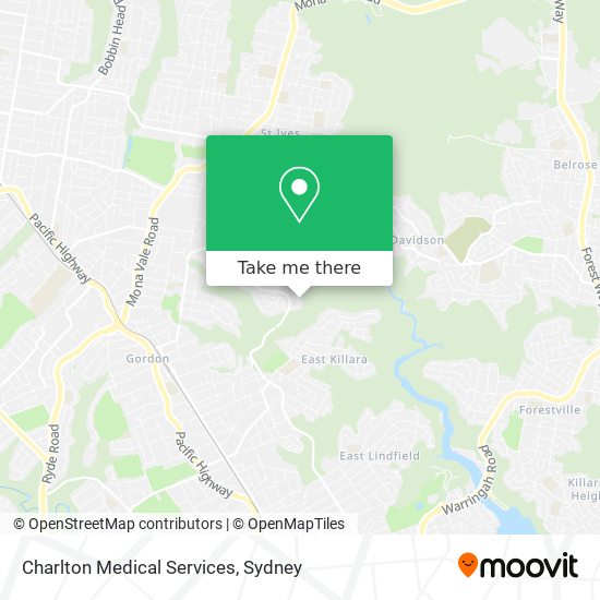 Charlton Medical Services map