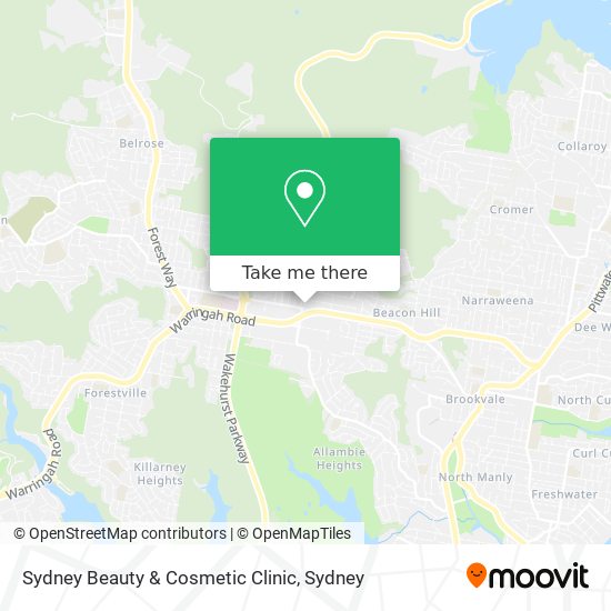 Mapa Sydney Beauty & Cosmetic Clinic