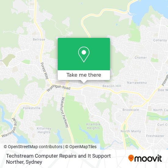 Techstream Computer Repairs and It Support Norther map