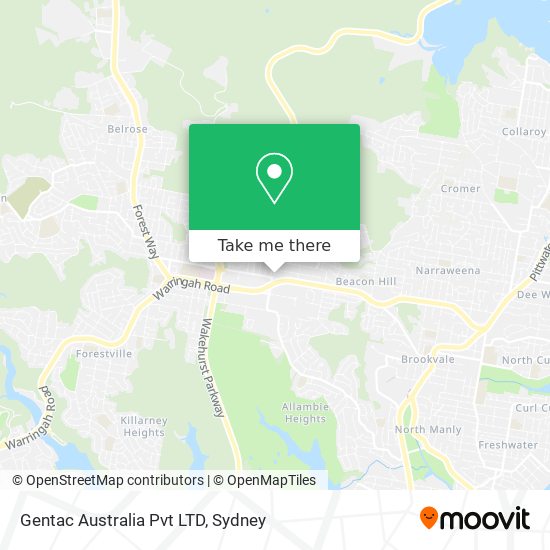 Gentac Australia Pvt LTD map