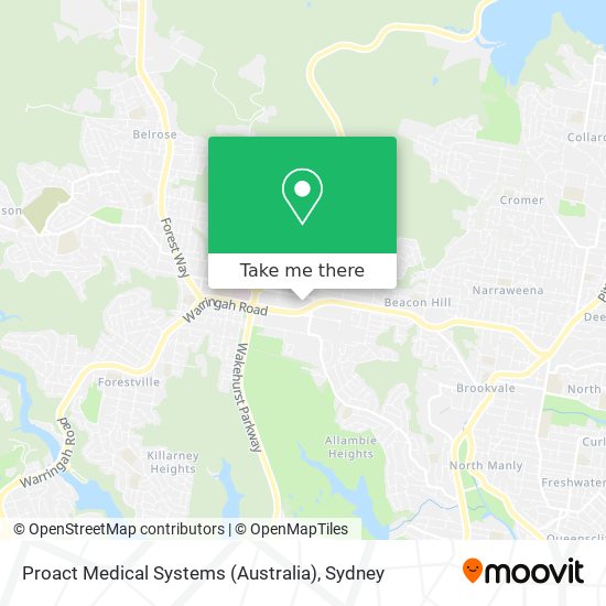 Proact Medical Systems (Australia) map
