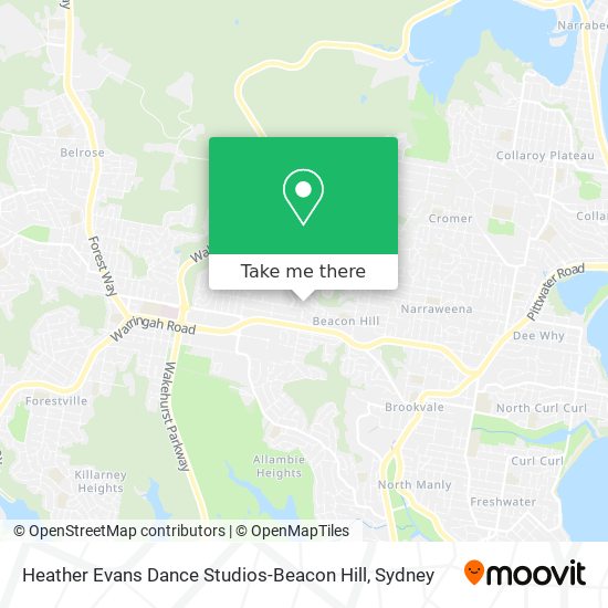 Heather Evans Dance Studios-Beacon Hill map