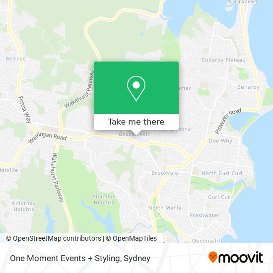 One Moment Events + Styling map