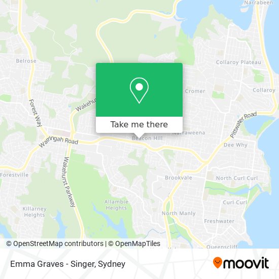 Emma Graves - Singer map