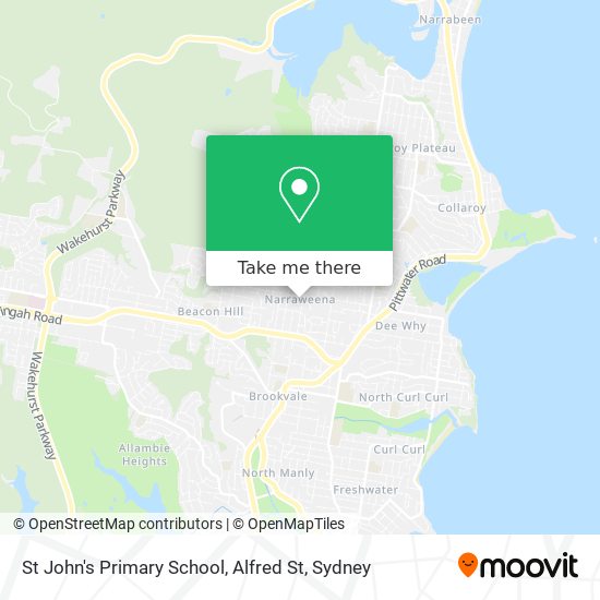 St John's Primary School, Alfred St map