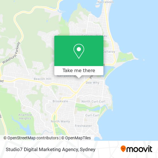 Studio7 Digital Marketing Agency map