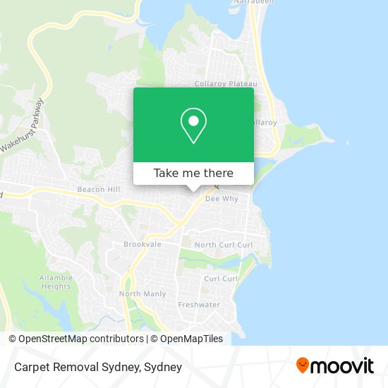 Carpet Removal Sydney map