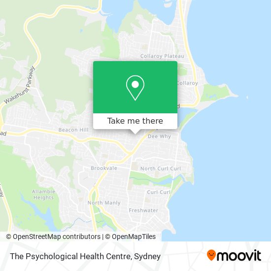 The Psychological Health Centre map