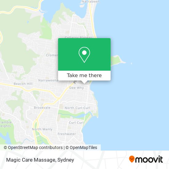 Magic Care Massage map