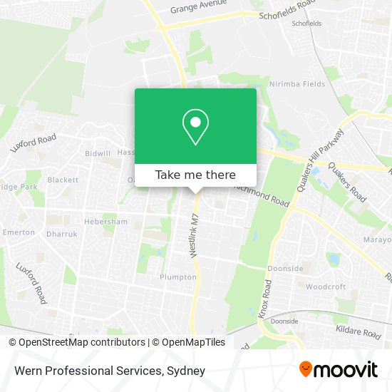 Wern Professional Services map