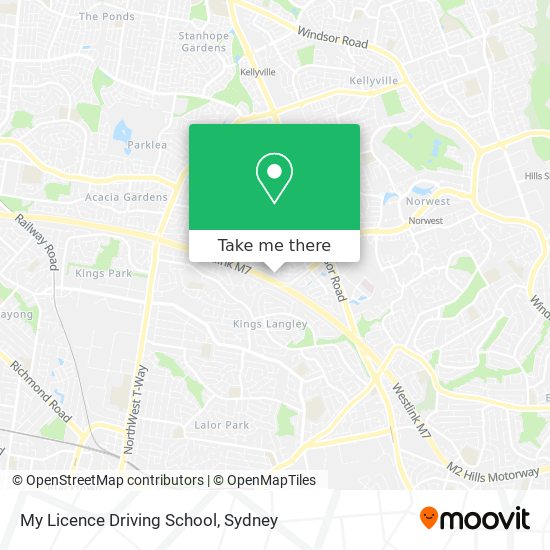 My Licence Driving School map