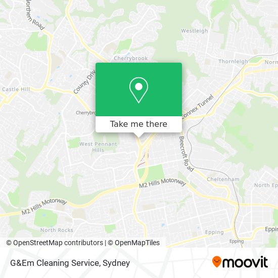 Mapa G&Em Cleaning Service