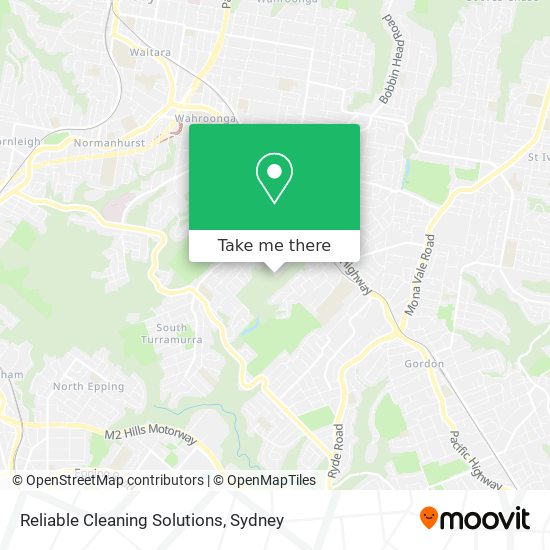 Mapa Reliable Cleaning Solutions