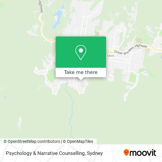 Psychology & Narrative Counselling map