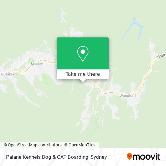 Mapa Palane Kennels Dog & CAT Boarding