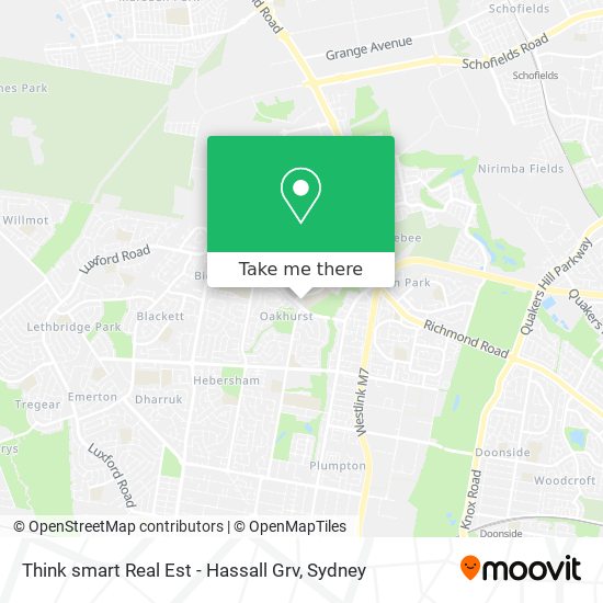 Think smart Real Est - Hassall Grv map