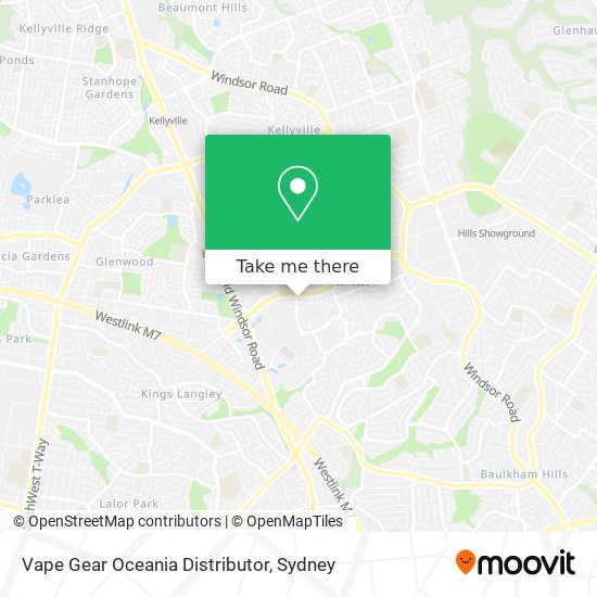 Vape Gear Oceania Distributor map