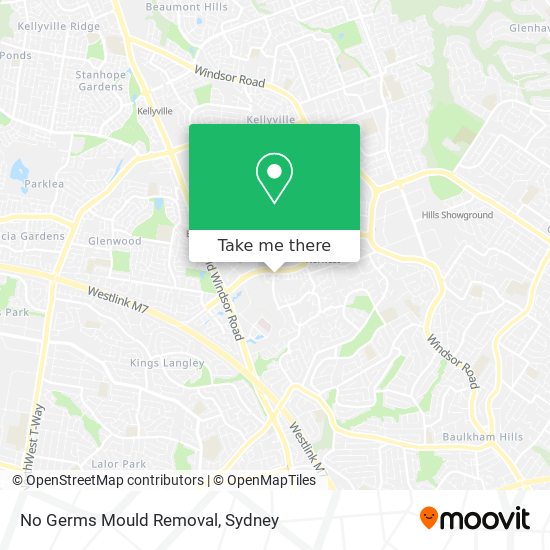 No Germs Mould Removal map