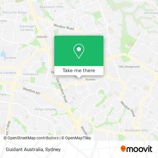 Guidant Australia map