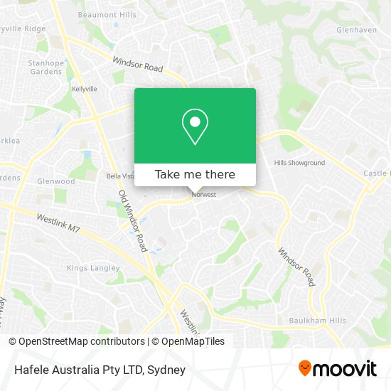 Hafele Australia Pty LTD map