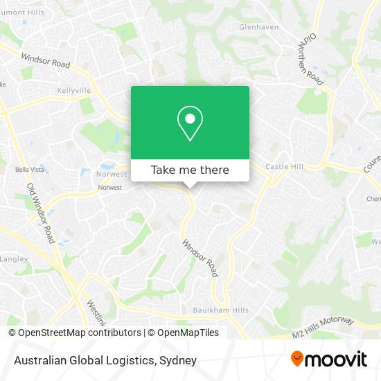 Mapa Australian Global Logistics