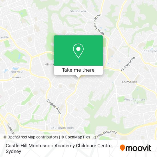 Castle Hill Montessori Academy Childcare Centre map