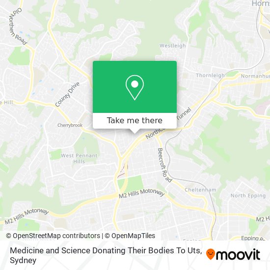 Medicine and Science Donating Their Bodies To Uts map