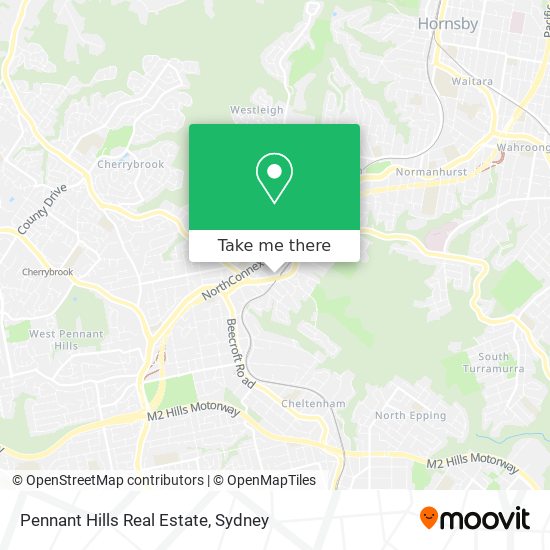 Pennant Hills Real Estate map