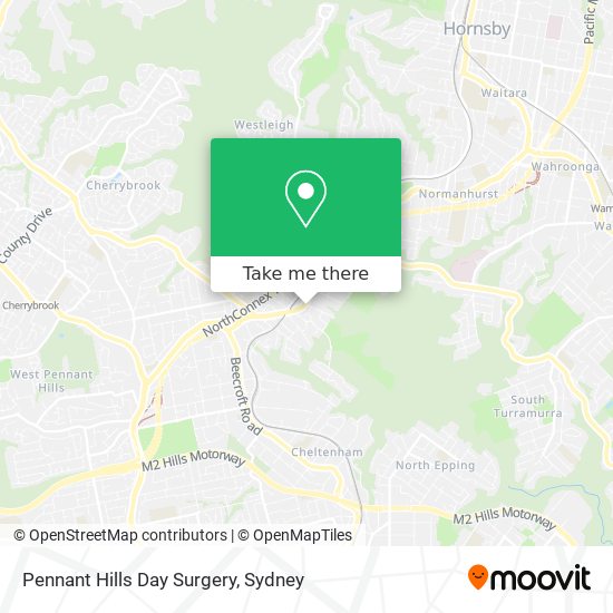 Pennant Hills Day Surgery map