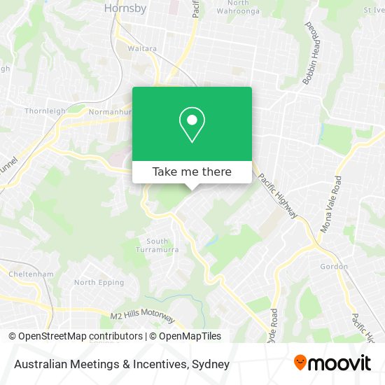 Australian Meetings & Incentives map