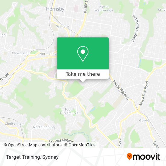 Target Training map