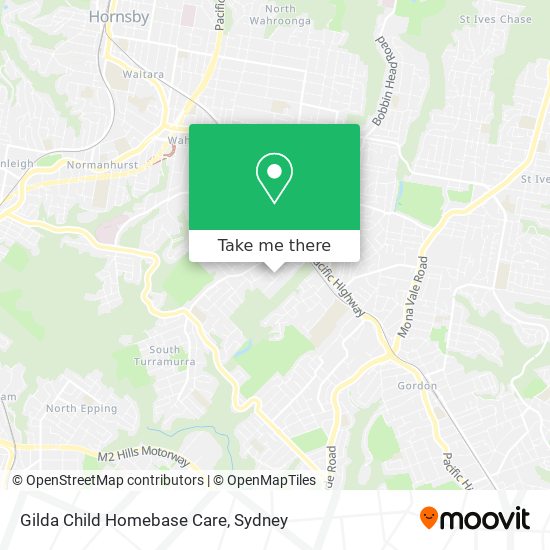 Gilda Child Homebase Care map