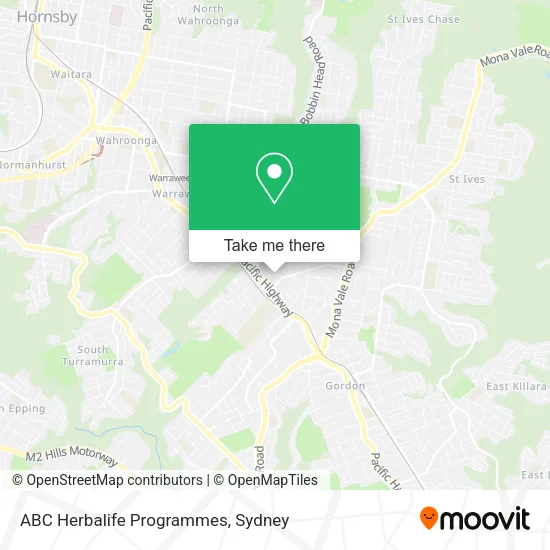 ABC Herbalife Programmes map