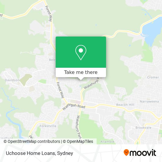 Uchoose Home Loans map