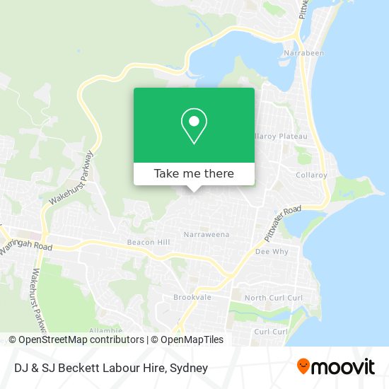 DJ & SJ Beckett Labour Hire map