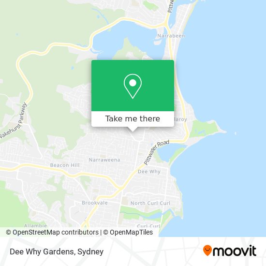 Dee Why Gardens map