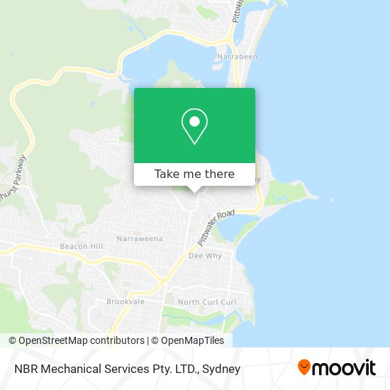 NBR Mechanical Services Pty. LTD. map