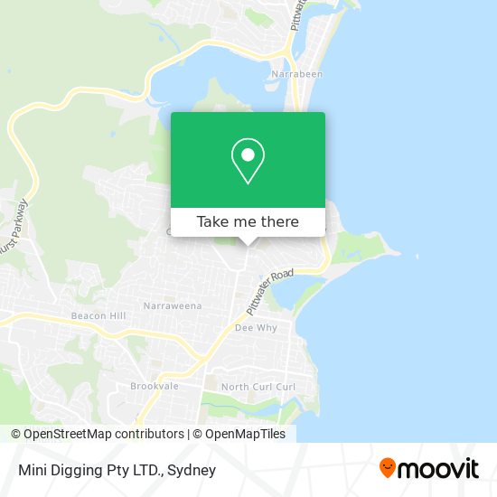 Mini Digging Pty LTD. map