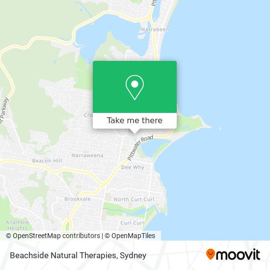 Beachside Natural Therapies map