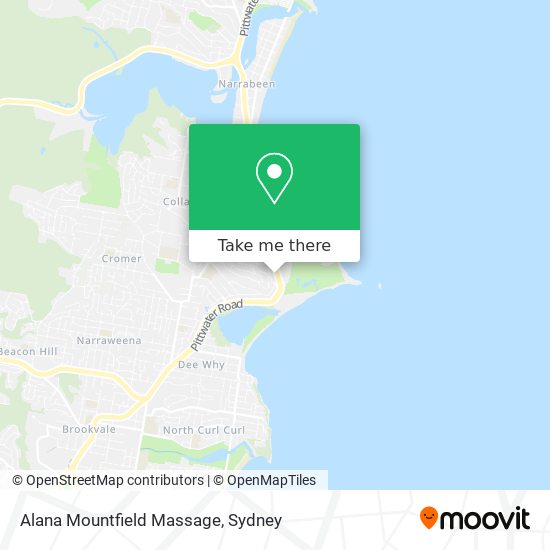 Alana Mountfield Massage map