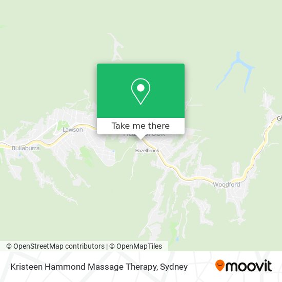 Kristeen Hammond Massage Therapy map